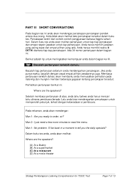 Memahami materi degree of comparison tidaklah sulit dengan mengerjakan beberapa contoh soal di bawah ini. Toeic Listening