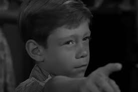 Who is the character from the Twilight Zone who has the power to make  people disappear and is also known for his role in Lost in Space?