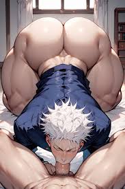 Gojo Satoru, Thick Thighs, Gojo Satoru From Jujutsu Kaisen AI Gay Porn