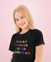 Treat People with Kindness Printed Youth T-Shirt | The Kindness Cause