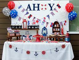 Get it as soon as thu, jul 29. From Sea To Shining Sea Themed 4th Of July Party Inspired By This Nautical Birthday Party Nautical Themed Party Nautical Party