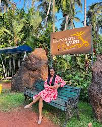 Edward's Yard @edwardsyard an open serene restaurant nostalgically named  after the caretaker of the family. The natural surrounding will lend you a  true goan feel & their menu reflects the local cuisine