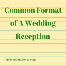 Wedding Reception Order Of Events To Keep Good Flow My Wedding Songs Order Of Wedding Reception Reception Order Of Events Wedding Reception Schedule