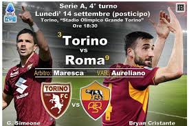 Serie A: in campo Torino-Roma 0-0 DIRETTA