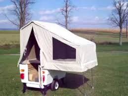 Kompact Kamp Mini Mate Motorcycle Camper Trailer Set Up Motorcycle Campers Motorcycle Camping Motorcycle Camping Gear