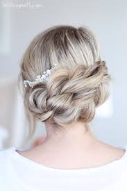 Longer hair gives you tons of styling options, meaning messy top knots, intricate braided updos and everything in between is on the table when it comes to styling your mane. Easy Braided Updo Twist Me Pretty