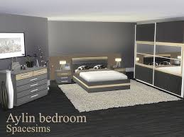 Aylin Bedroom By Spacesims At Tsr Sims 4 Updates Sims 4 Bedroom Sims House Contemporary Bedroom