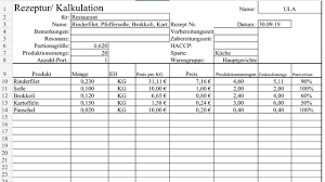 Speisenkalkulation excel 6 bestellzettel vorlage vkyoan vorlagen kostenlos ideen part 210 kalkulation gastronomie excel großartig wartungsplan vorlage xls hausbau kosten kalkulieren excel. Kalkulation Von Speisen Mit Allen Kalkulationsmethoden Fur Die Kuche