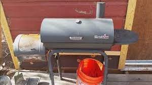 Char Broil Offset Smoker Review And Use Youtube