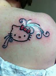Hello kitty with umbrella tattoo, hello kitty tattoos. Pin De Ev E Em All About The Kitty Tatoo Hello Kitty Tatuagem