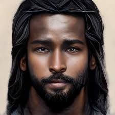 AMAZING! I asked an AI bot to “imagine” Jesus's face… in 2 mins I got this  100% original artwork… what do you think? To clarify, a robot made this  artwork 🤯