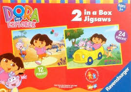 Large selection of premium online jigsaw puzzles. Ravensburger Dora The Explorer 2 In A Box Jigsaw Puzzle Two Really Fun 12 And 24 Piece Jigsaw Puzzles In One Box Join Do Dora The Explorer Dora Jigsaw Puzzles