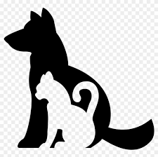 Download And Share Clipart About Elegant Cat Paw Print Clip Art Dog And Cat Silhouettes Dog And Cat Silhou Cat Paw Print Cat Paw Print Art Paw Print Clip Art