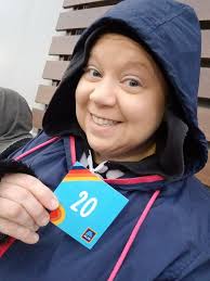 It is Aldi Day! Grand Opening for New London. I tested the cashier today.  Beautiful store, so happy! Got there at 630am, $10 gift card and swag bag!  😁