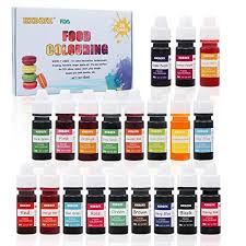 Even my husband was impressed and admitted that this was pretty cool! Amazon Com Food Coloring 20 Color Rainbow Fondant Cake Food Coloring Set For Baking Decorating Icing And Cooking Neon Liquid Food Color Dye For Slime Making Kit And Diy Crafts 25