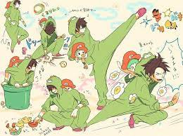 beelzebub oga bell as mario and yoshi anime anime shows anime love