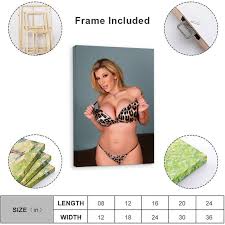 IVGAXLUD American Actors Sara Jay Sexy Bikini Poster Wall Art Poster Canvas  Print Office Living Room Bedroom Aesthetic Decor Poster 12x18inch(30x45cm)  Frame-style: Posters & Prints - Amazon.com