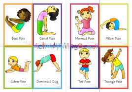 Kinderyoga karten von a bis z 26 farbenfroh illustrierte yoga alphabet karten . Yoga Cards