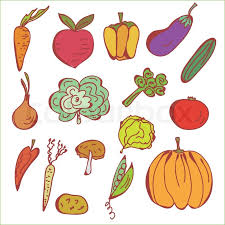 Collection of vegetables drawing cliparts (39) vegetables in plate drawing art vegetable basket drawing Doodles Sketch Of Vegetables Stock Vector Colourbox