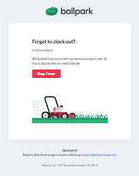 Your Timer Has Been Running For Over 12 Hours Best Email Email Layout Timer