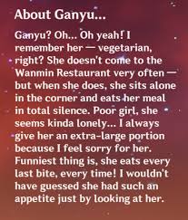 Ganyu is a city in the region jiangsu, in china. So Is Ganyu A Cow Anyway Just Don T Give Her Meat Genshin Impact