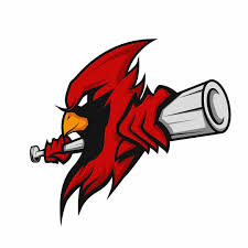 Birds On The Bat Logo Baseball Cologne Cardinals Sport Illustration Bat Sports Graphicdesign Vector Bird Logo Keren Binatang Desain Logo