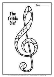 Man with guitar waiting for audition coloring page. Colouring Coloring Sheet Treble Clef And Bass Clef Music Teaching Resources Treble Clef Clef