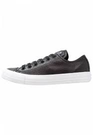 converse chuck taylor all star pebbled leather sneaker low black white sohle kunststoff decksohle textil innenma chuck taylors converse converse schuhe
