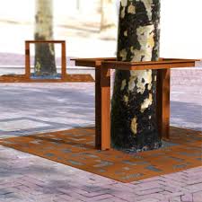 Corten Vierkante Boombeschermer Urban Planters Urban Tree Tree Grate