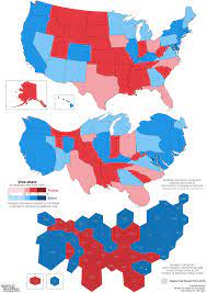 See full results and maps from the 2020 presidential election. Cartographic Views Of The 2020 Us Presidential Election Worldmapper