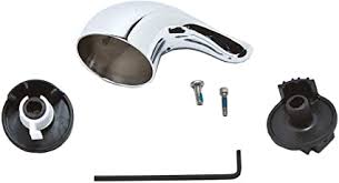How much is a bathtub faucet? Moen 100657 Lever Shower Handle For Single Handle Tub And Shower Faucets Chrome Moen Chateau Positemp Handle Amazon Com