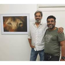 What starts well ends well. The most important moment for me at the  Wildlife Exhibition was when my dearest parents and my beloved wife visited  the show, saw my work along with