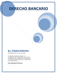 El fideicomiso también es un instrumento para realizar donaciones en vida por parte del instituyente y sirve para establecer disposiciones de ultima voluntad a entidades de bien público o a instituciones. Doc El Fideicomiso Anali Rodriguez Academia Edu