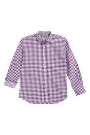 thomas dean geo check dress shirt big boys nordstrom rack