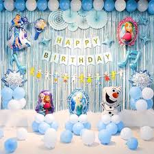 Unique frozen theme birthday party ideas, party games, activities, icebreakers and more fun party ideas. Frozen Birthday Theme Premium Happy Birthday Party Decoration Balloon Set Shopee Philippines