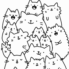 Choose the coloring page of kawaii animal you want cute cow printable coloring pages. Kitten Kawaii Cat Coloring Pages Novocom Top