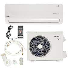 Hallman 22 000 Btu 2 Ton Ductless Mini Split Air Conditioner With Heat Pump 230 Volt 60hz Hms15b24 The Home Depot Ductless Mini Split Ductless Heat Pump System