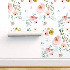 Floral pattern stock photos and images. Self Adhesive Wallpaper Pastel Floral Pattern Removable Wallpaper Peel And Stick Wallpaper Wall Mural Wallpaper Home Living Delage Com Br
