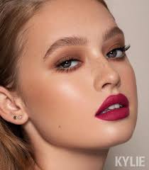 The official pinterest for kylie cosmetics by kylie jenner. Jordy Velvet Lip Kit Jordy Is A Raspberry Red Lipstick Makeup Natural Makeup Makeup
