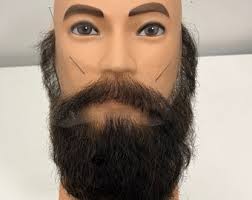 Set di baffi e basette di qualità fatti a mano per film