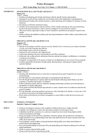 principal software architect resume