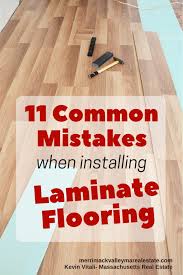 Put the tip of the crowbar between the boards and push it in, using the hammer to tap on the end. 11 Common Mistakes When Installing Laminate Floors Installing Laminate Flooring Laminate Flooring Diy Diy Flooring
