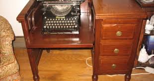 Typewriter Desk Collectors Weekly Typewriter Vintage Desk Antique Desk