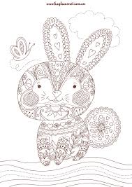 Printable coloring and activity pages are one way to keep the kids happy (or at least occupie. Free Colouring Pages Patchwork Rabbit