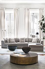 With Summer Just Around The Corner We Re To Give Some Modern Home Decor Ideas To Freshen Contemporary Decor Living Room Living Room White Curtains Living Room