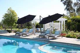 Llarge size round beach towel: Pool Towel Rack The Sunny Side Up Blog