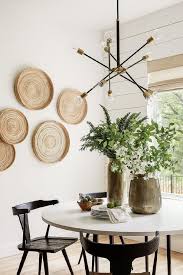 Obviously, a big part of that is owed to the room i also didn't dislike my old dining room chairs. Round Black And White Dining Table With Black Vintage Chairs Cottage Dining Room
