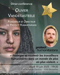 Dîner-conférence d'Olivier Vandecasteele.