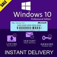 Microsoft Windows 10 Pro Key 32 64 Bit Microsoft Windows Windows 10 Microsoft