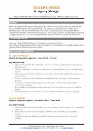 Seeking to leverage proven sales experience and. Agency Manager Resume Samples Qwikresume